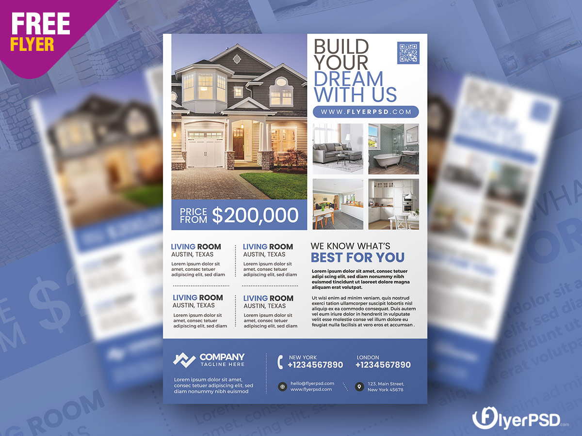 Real Estate Promotion Flyer PSD