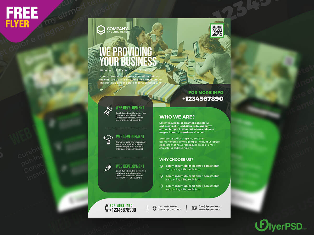 Business Corporate Flyer PSD Template