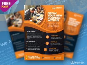 Corporate Business Advertising Flyer PSD