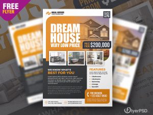 Real Estate Business Promotion Flyer PSD