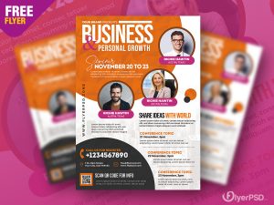 Business Event Flyer PSD Template