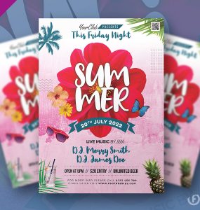 Summer Special Event Flyer PSD