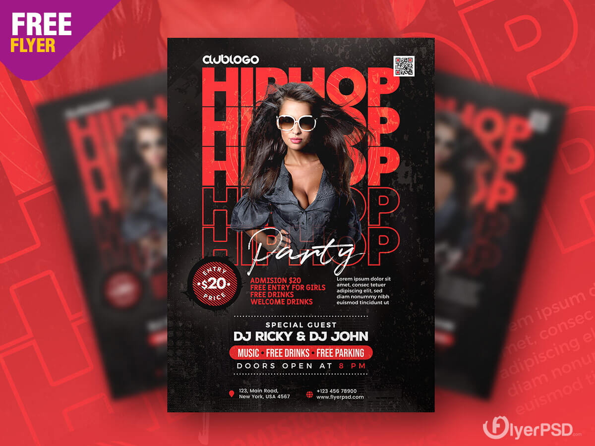 Free hip deals hop psd