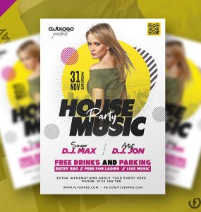Night Club Party Flyer PSD Template