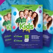 Amazing Kids Party Flyer PSD