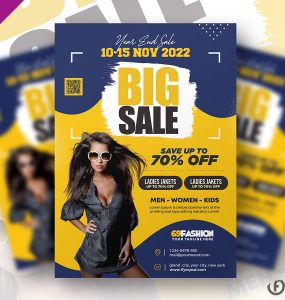 Big Sale Promotion Flyer PSD Template