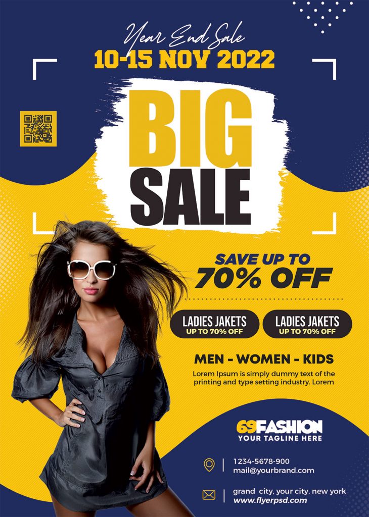 Big Sale Promotion Flyer PSD Template Flyer PSD