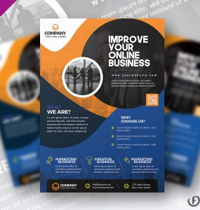 Corporate Business Promotion Flyer Design PSD