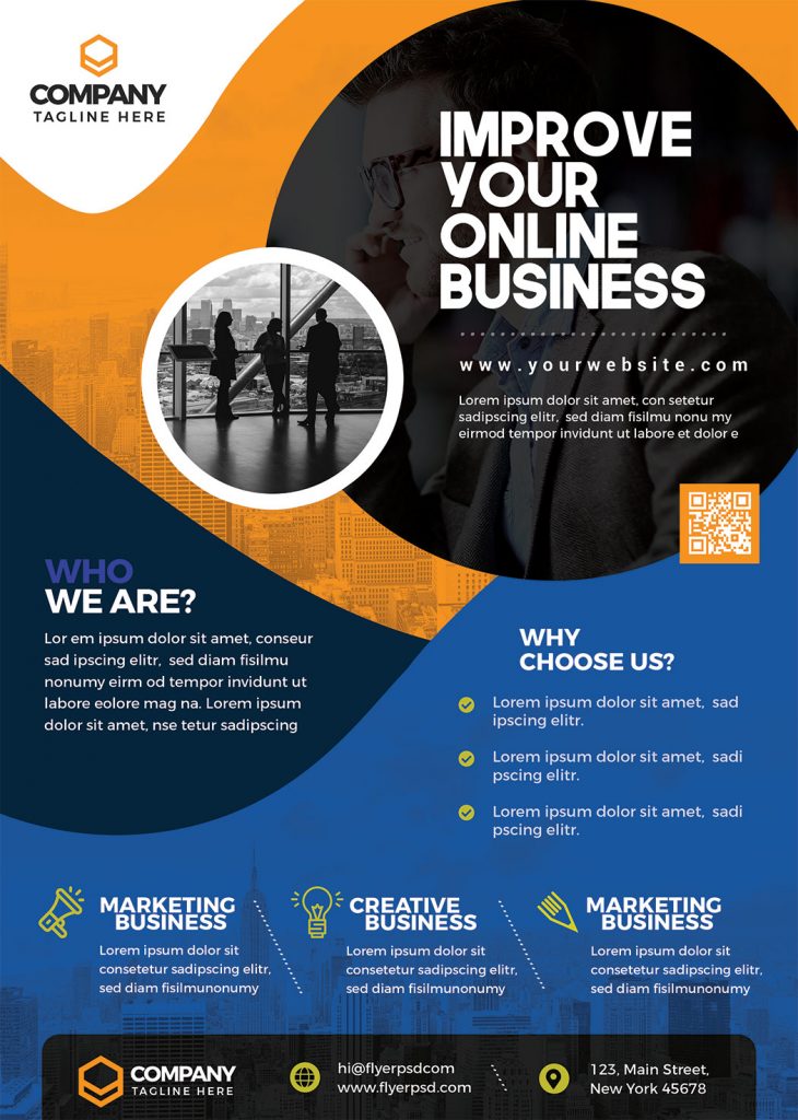 Corporate Business Promotion Flyer Design PSD | Flyer PSD