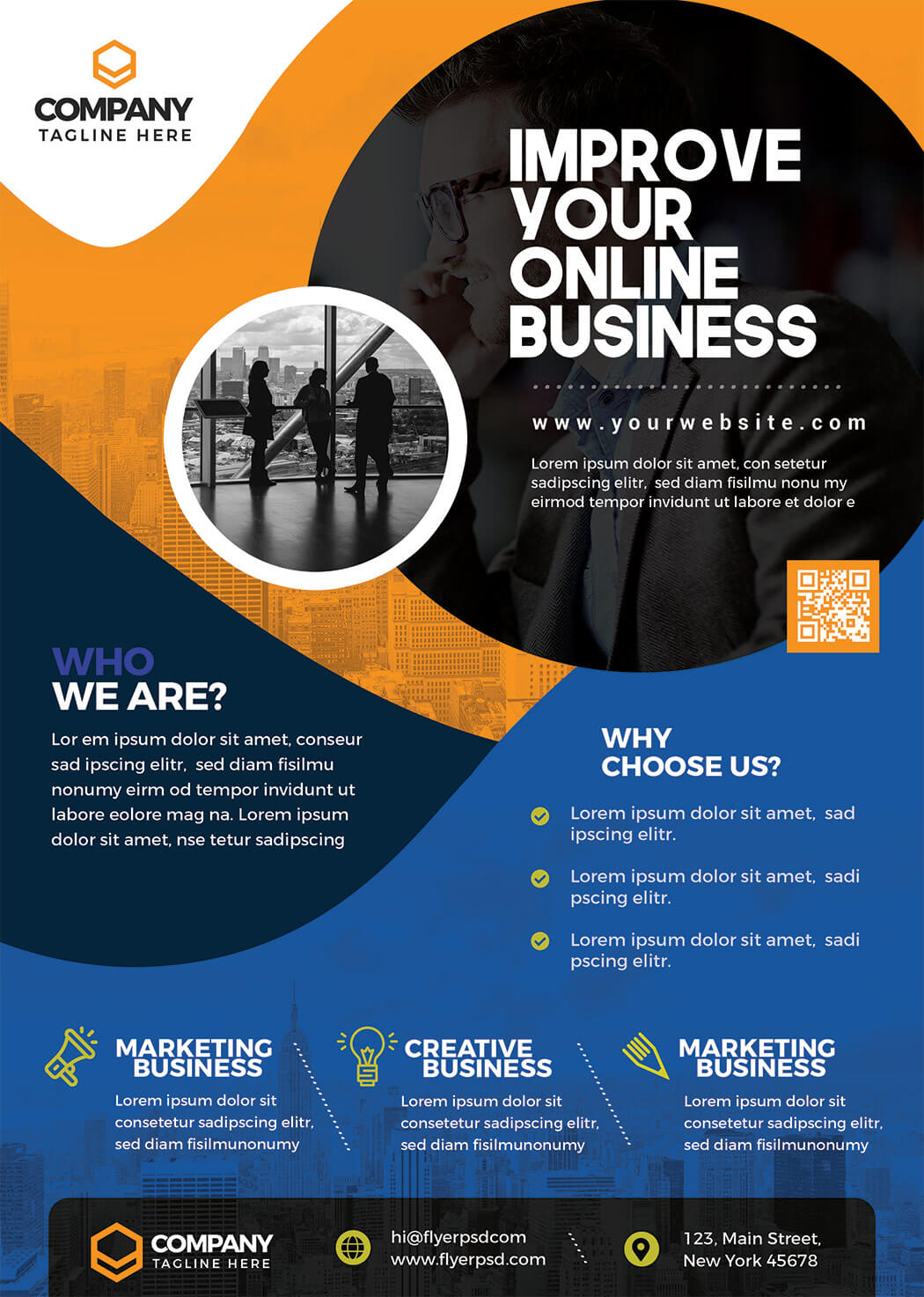 Corporate Business Promotion Flyer Design Psd Preview Flyer Psd 5375