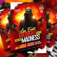 DJ Music Live Event Flyer PSD Template