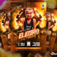 Friday DJ Party Flyer PSD Template