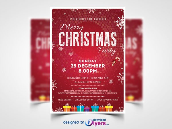 layered psd flyer psd