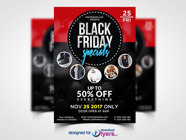 Black Friday Sale Flyer Free PSD